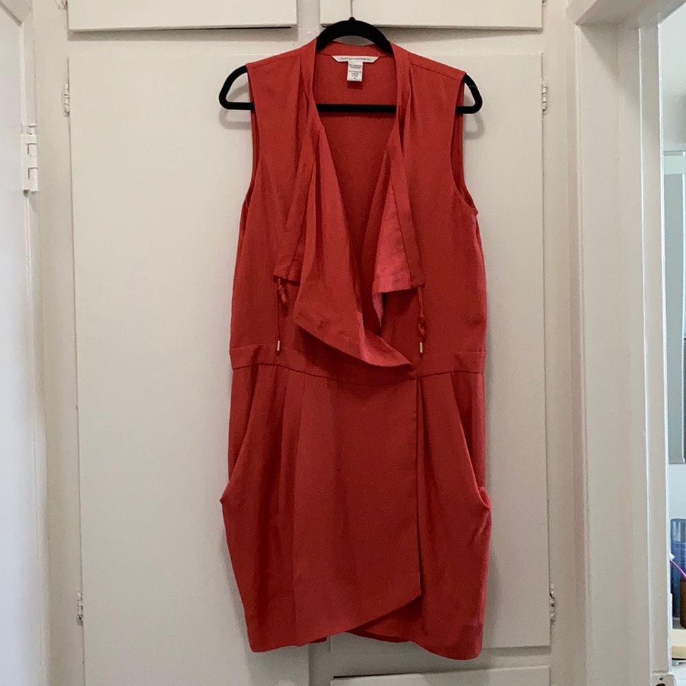 Diane Von Furstenvurg Cowl Wrap Dress